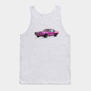 Classic Mustang Pink Tank Top